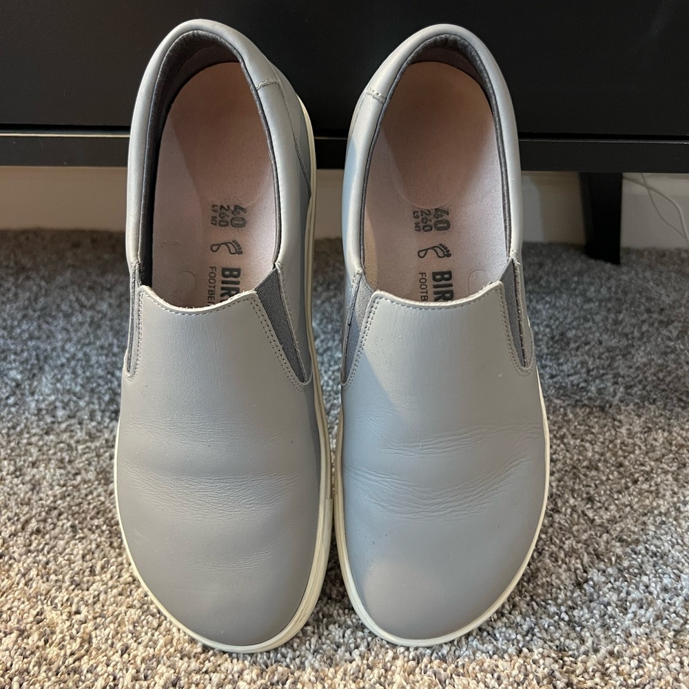 Women’s Birkenstock Oswego Leather slip ons